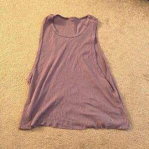 Alo Purple Tank Medium cropped. New